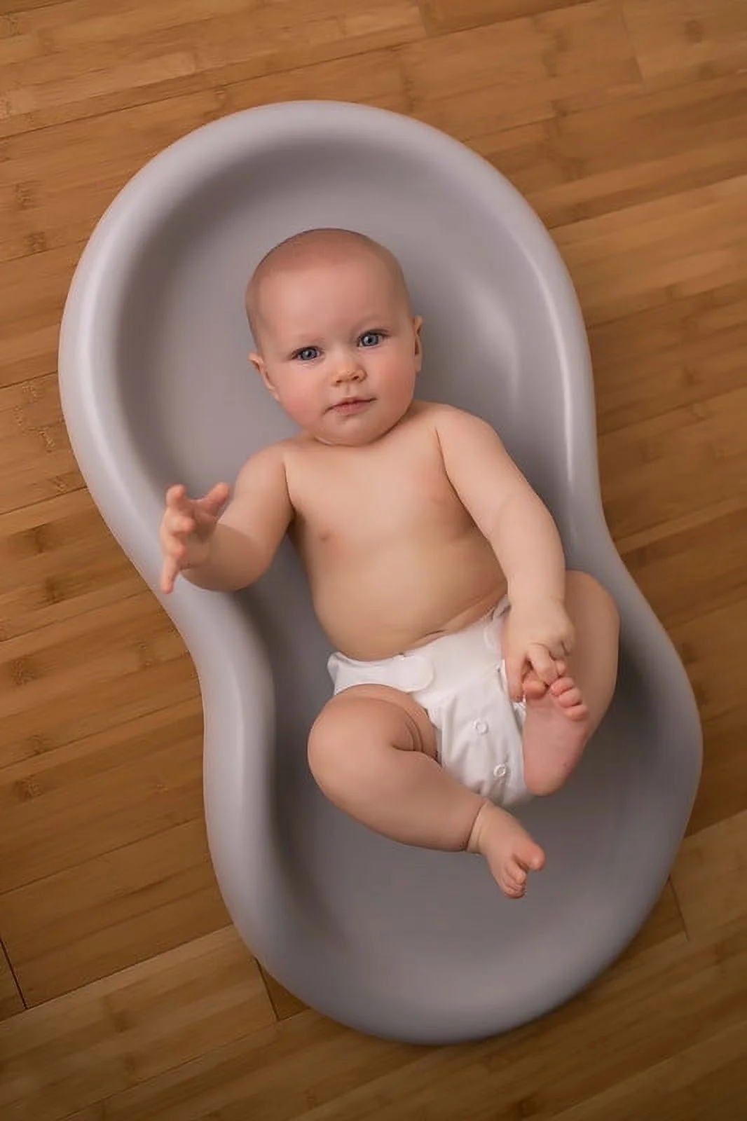 Keekaroo Peanut Diaper Changer - Gray - John Pierce Auto Care