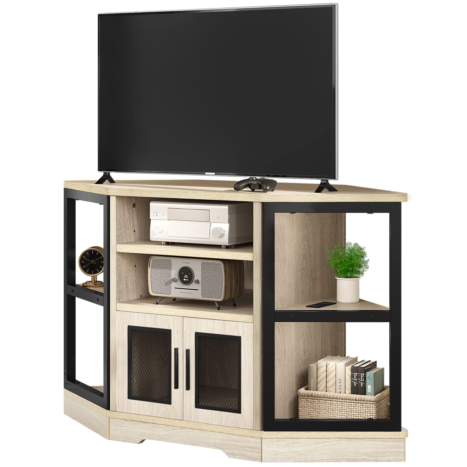 YITAHOME Farmhouse Media Console and TV Entertainment Cabinet - John Pierce Auto Care