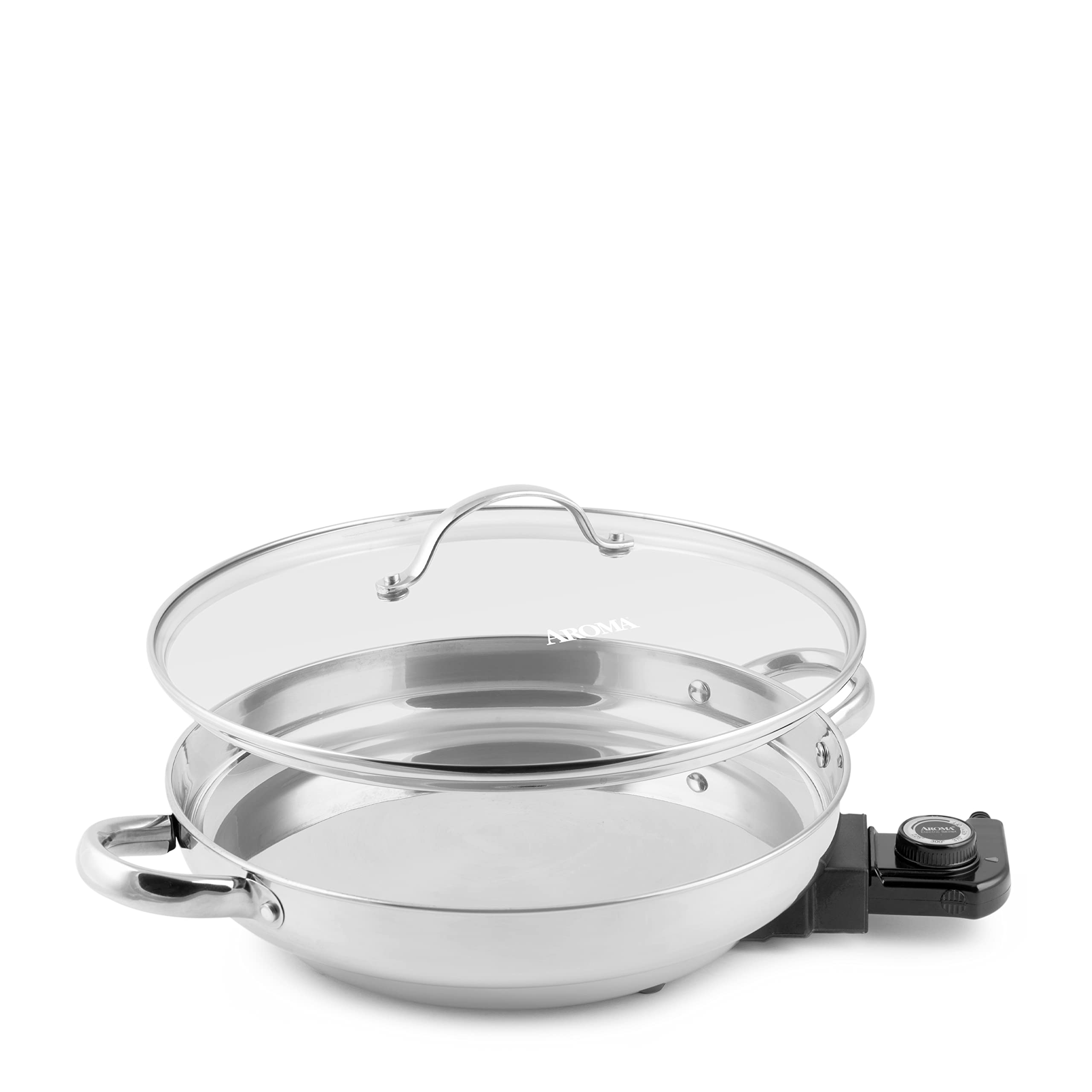 Aroma Housewares AFP-1600S Stainless Steel Electric Skillet - John Pierce Auto Care