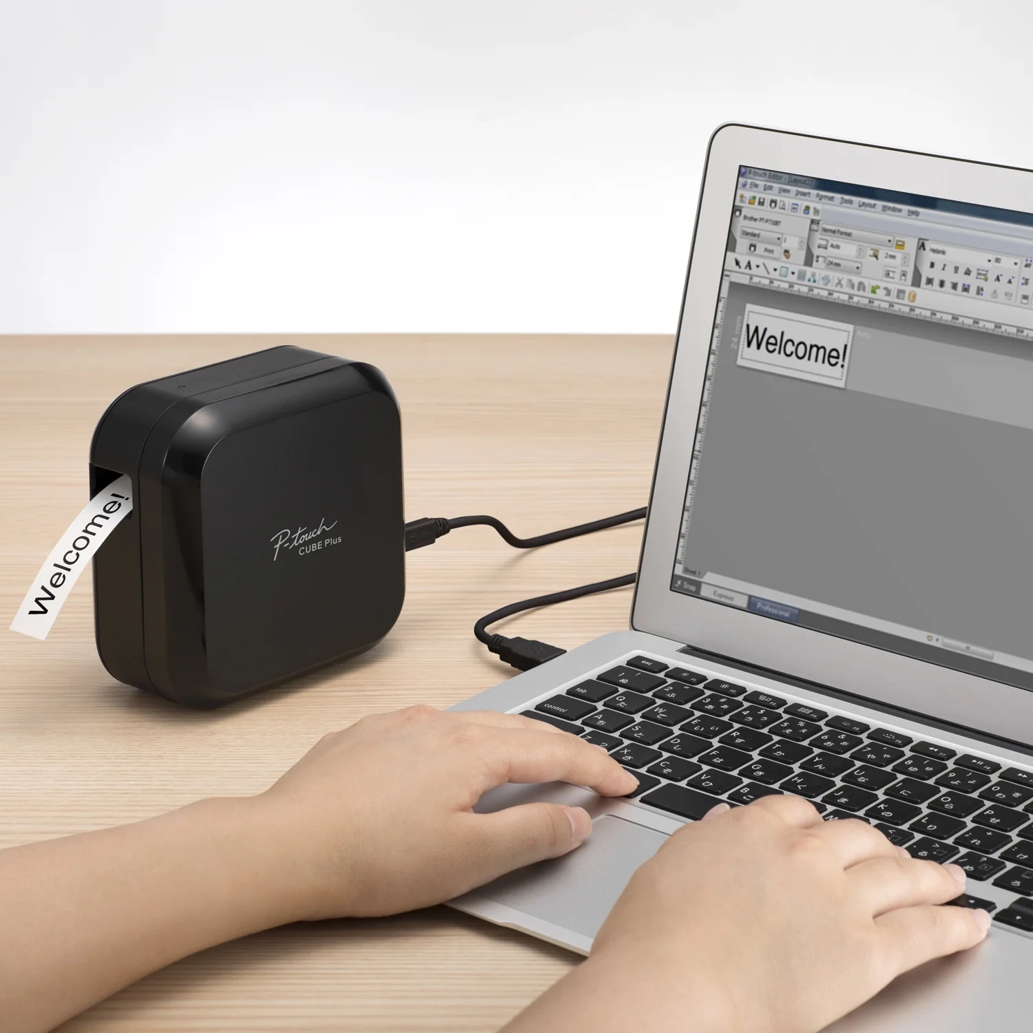 Brother P-touch CUBE Plus PT-P710BT Versatile Label Maker with Bluetooth® Wireless Technology, New - John Pierce Auto Care