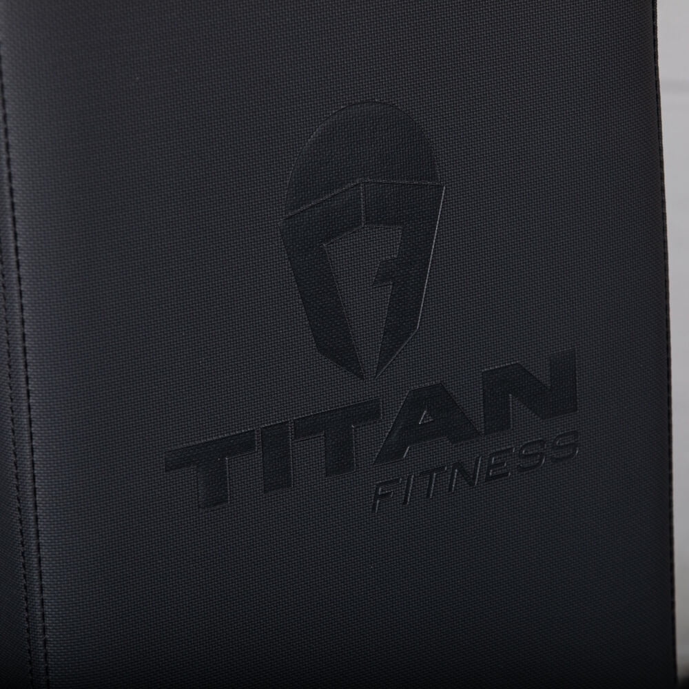 Titan Fitness Seated Stationary Bench, Rated 330 LB, Utility Upright Tricep Bicep Shoulder Press Weight Bench - John Pierce Auto Care