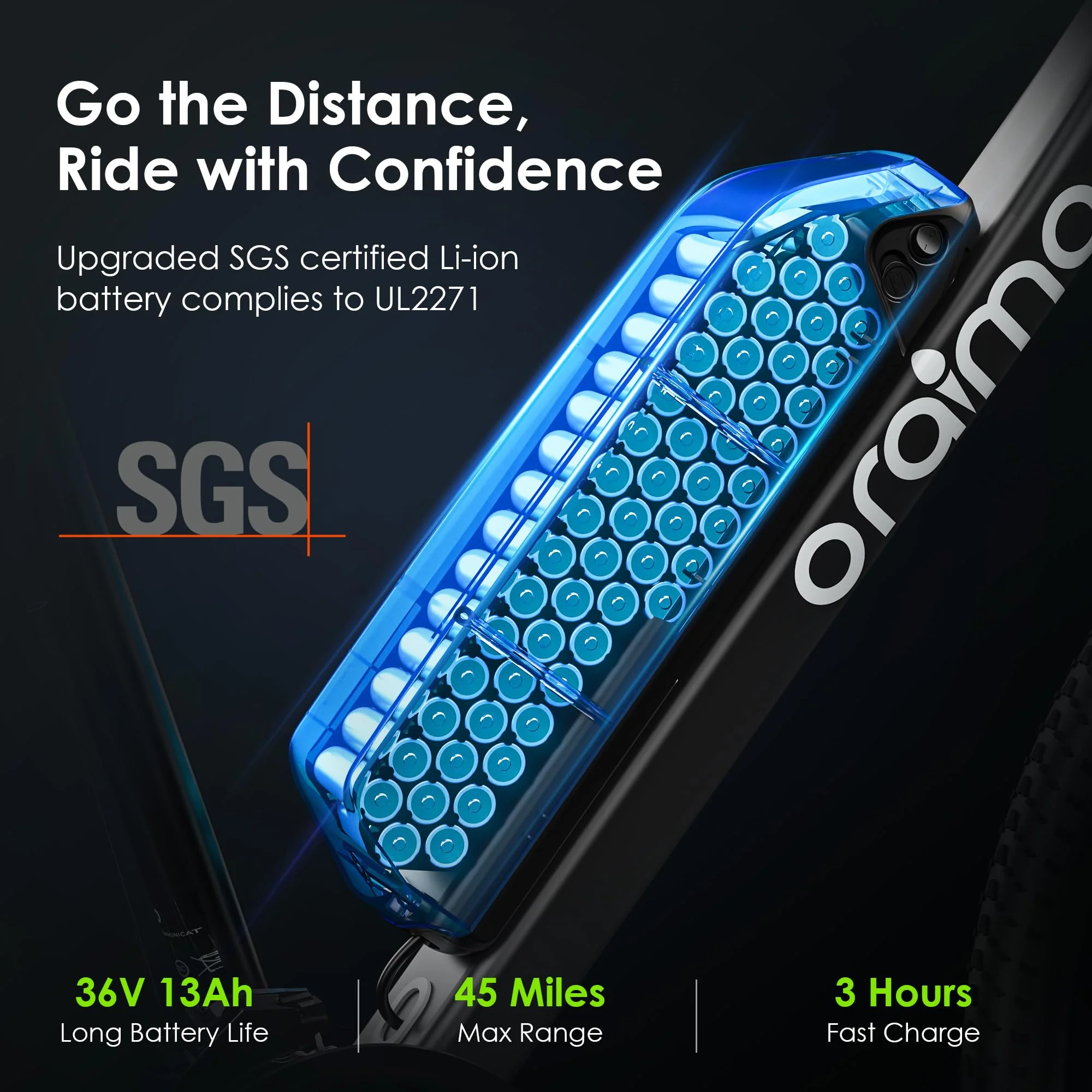 Oraimo Electric Bike for Adults with 350W BAFANG Motor - John Pierce Auto Care