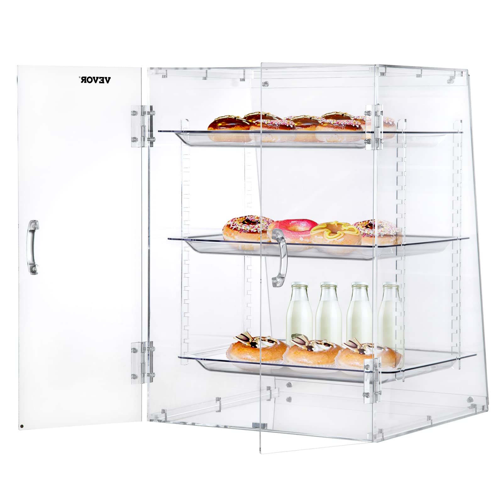 VEVOR Pastry Display Case with Removable Trays - John Pierce Auto Care