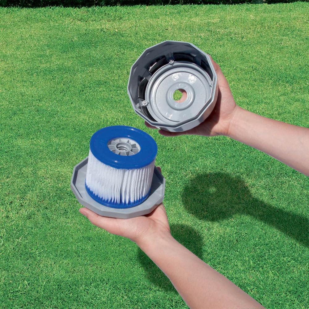 INTEX 10-Foot Round Metal Frame Pool Set with Pump and Filters - John Pierce Auto Care