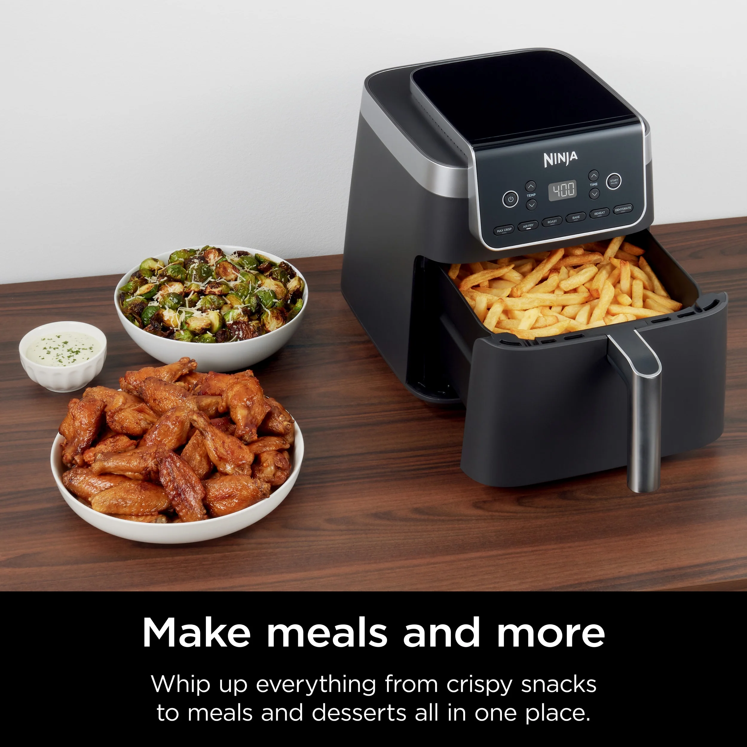 Ninja Air Fryer Pro XL 6-in-1 with 6.5 QT Capacity, Max Crisp, Air Fry, Air Roast, Bake, Reheat, Dehydrate, Max Crisp Technology, AF181 - John Pierce Auto Care
