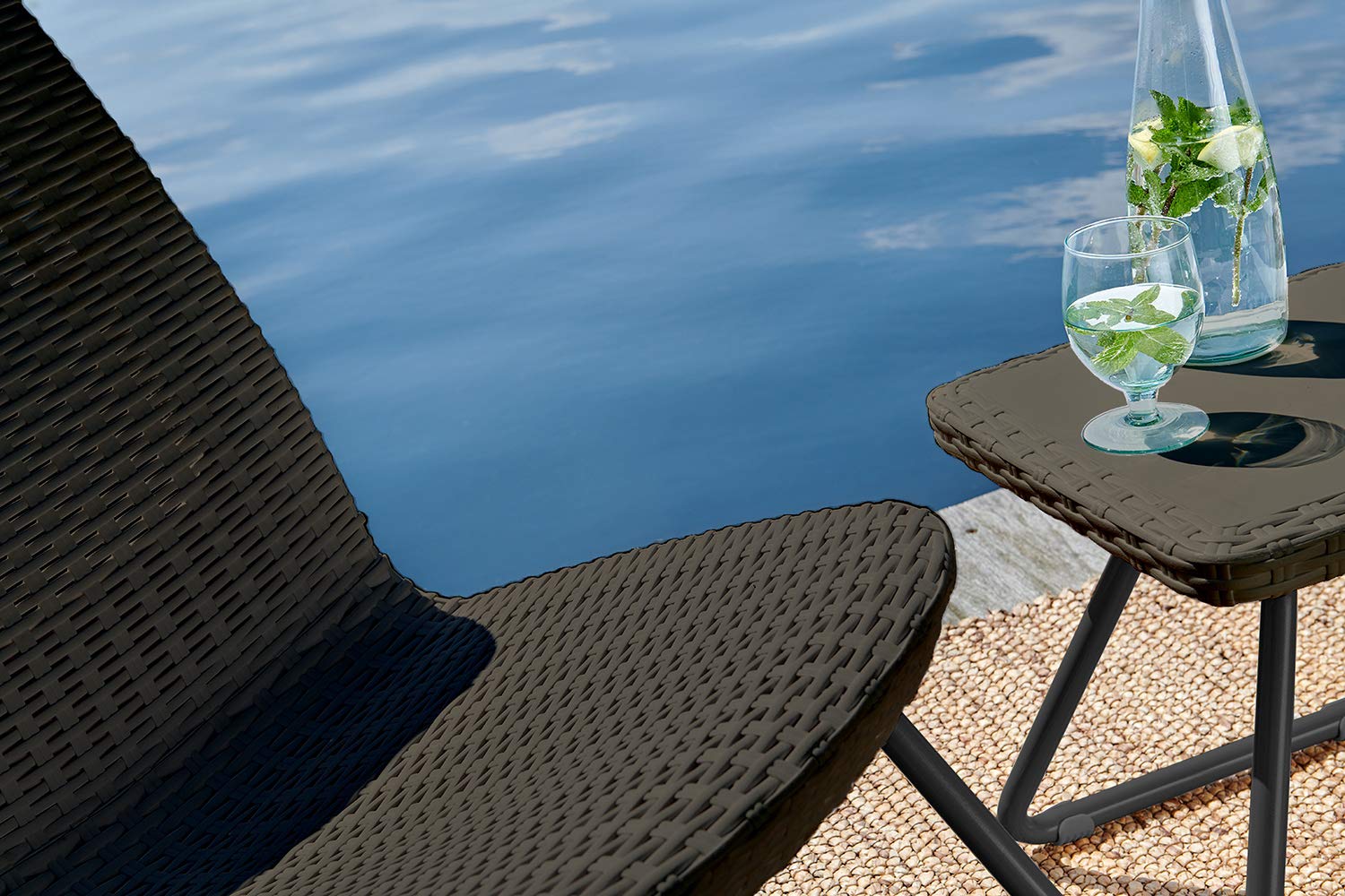Keter Rio 3-Piece Resin Wicker Patio Furniture Set - John Pierce Auto Care