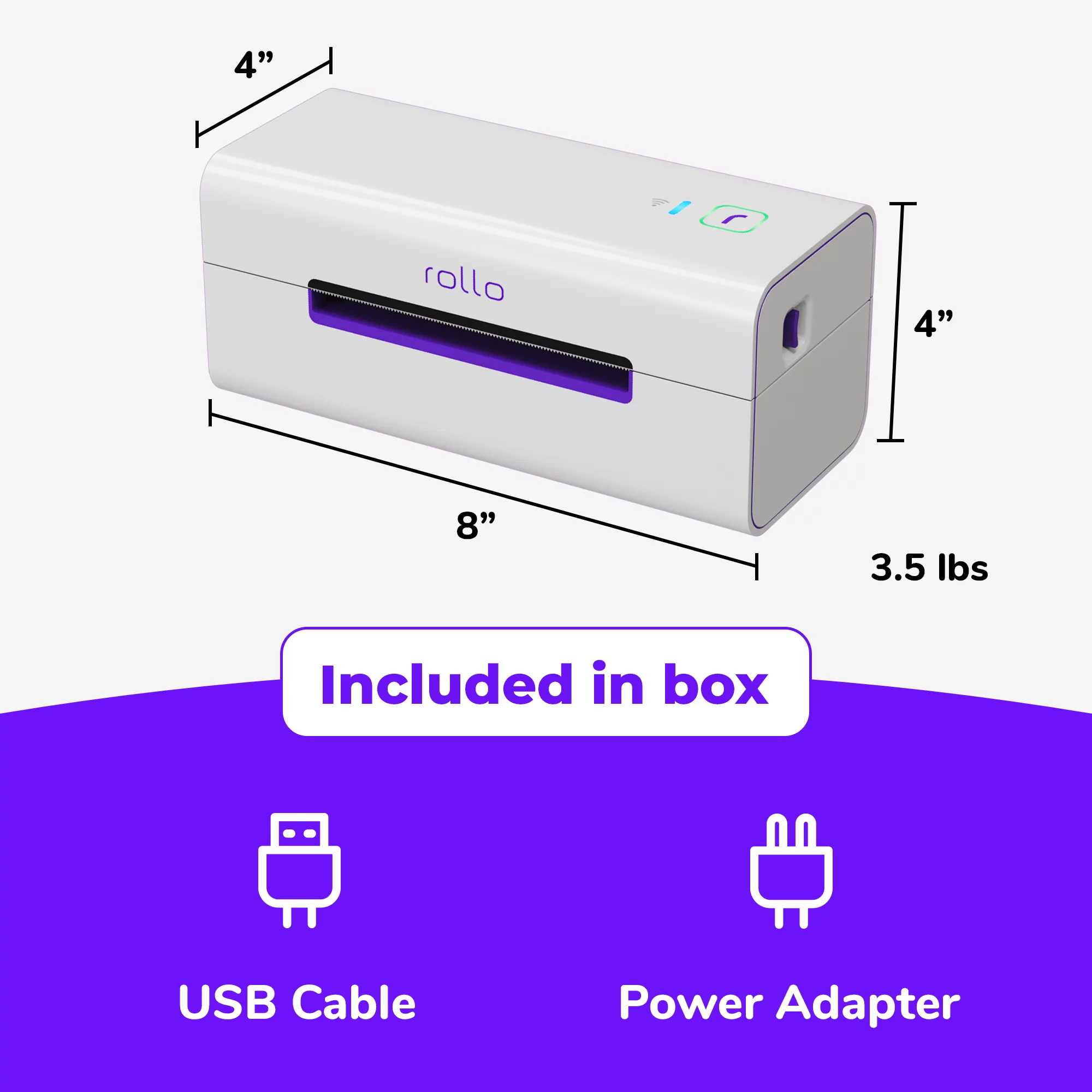 Rollo Wireless Shipping Label Printer - Wi-Fi Thermal Label Printer for Shipping Packages - AirPrint from iPhone, iPad, Mac - John Pierce Auto Care