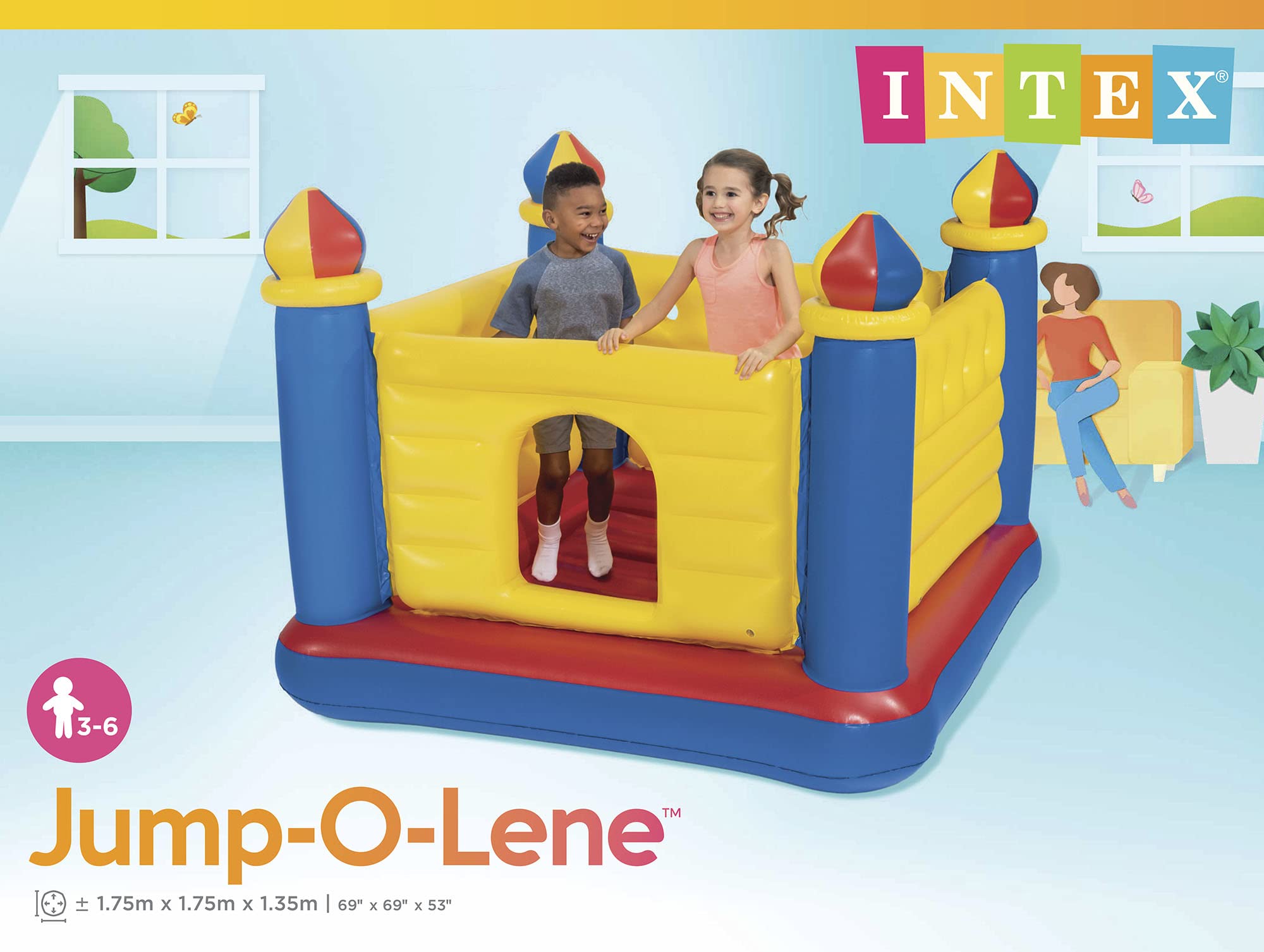 Intex Jump Castle Inflatable Bouncer - John Pierce Auto Care