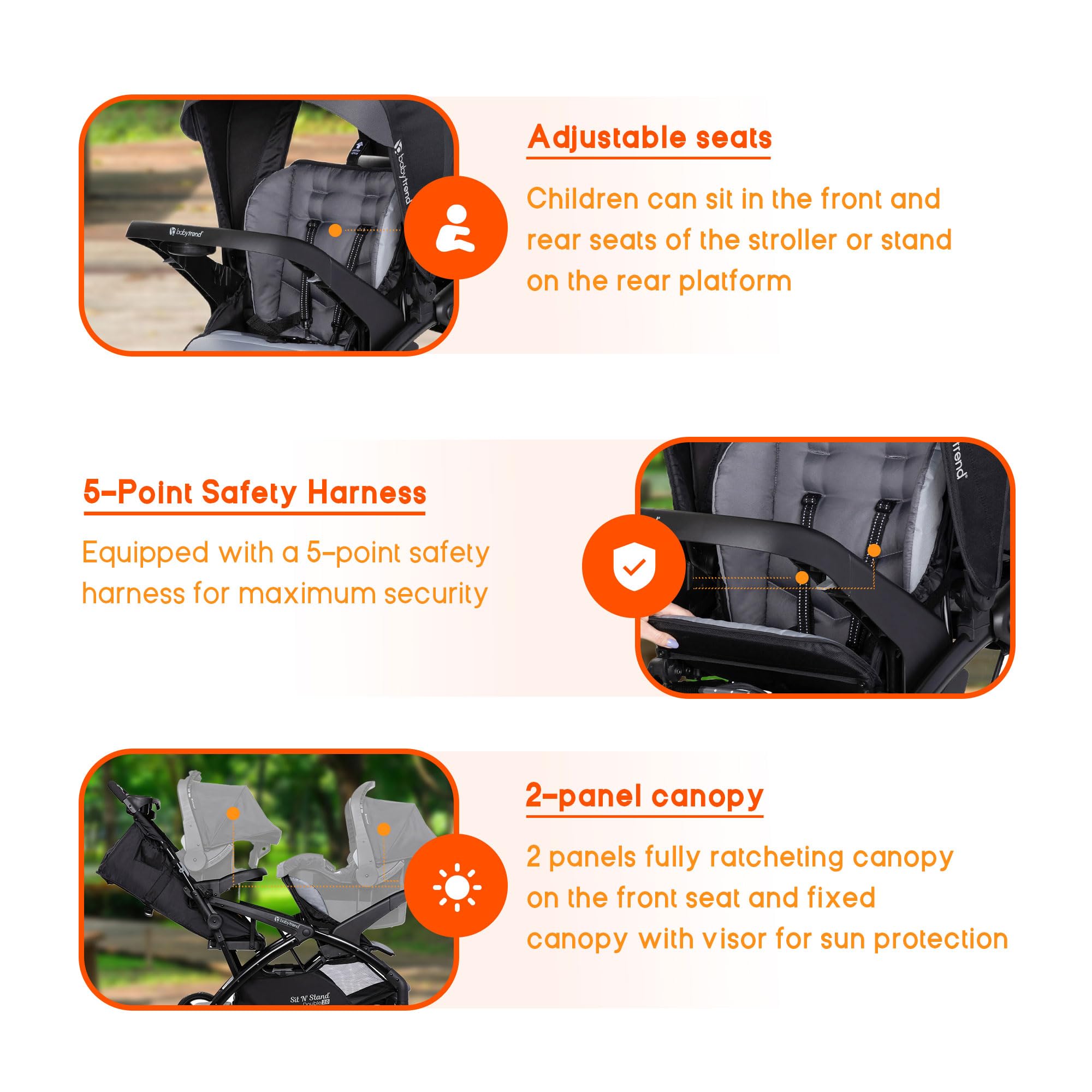 Baby Trend Stroller Harness and Storage Compartment Kit - John Pierce Auto Care
