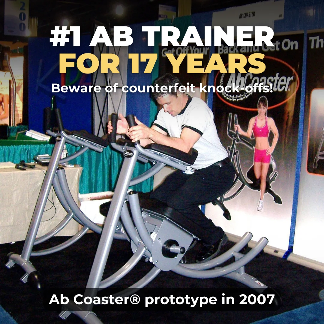 Ab Coaster PS500 - Original Ab Coaster, Ultimate Core Workout, 6 Pack Exercise Machine For Home - John Pierce Auto Care