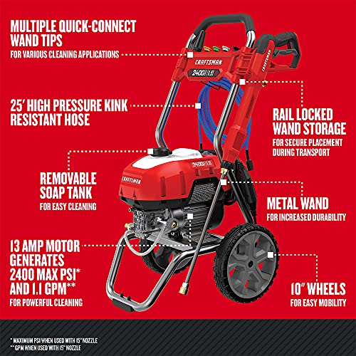 CRAFTSMAN CMEPW2400 Electric Pressure Washer - John Pierce Auto Care