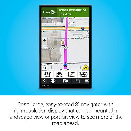Garmin DriveSmart 8 inch Navigator High resolution - John Pierce Auto Care