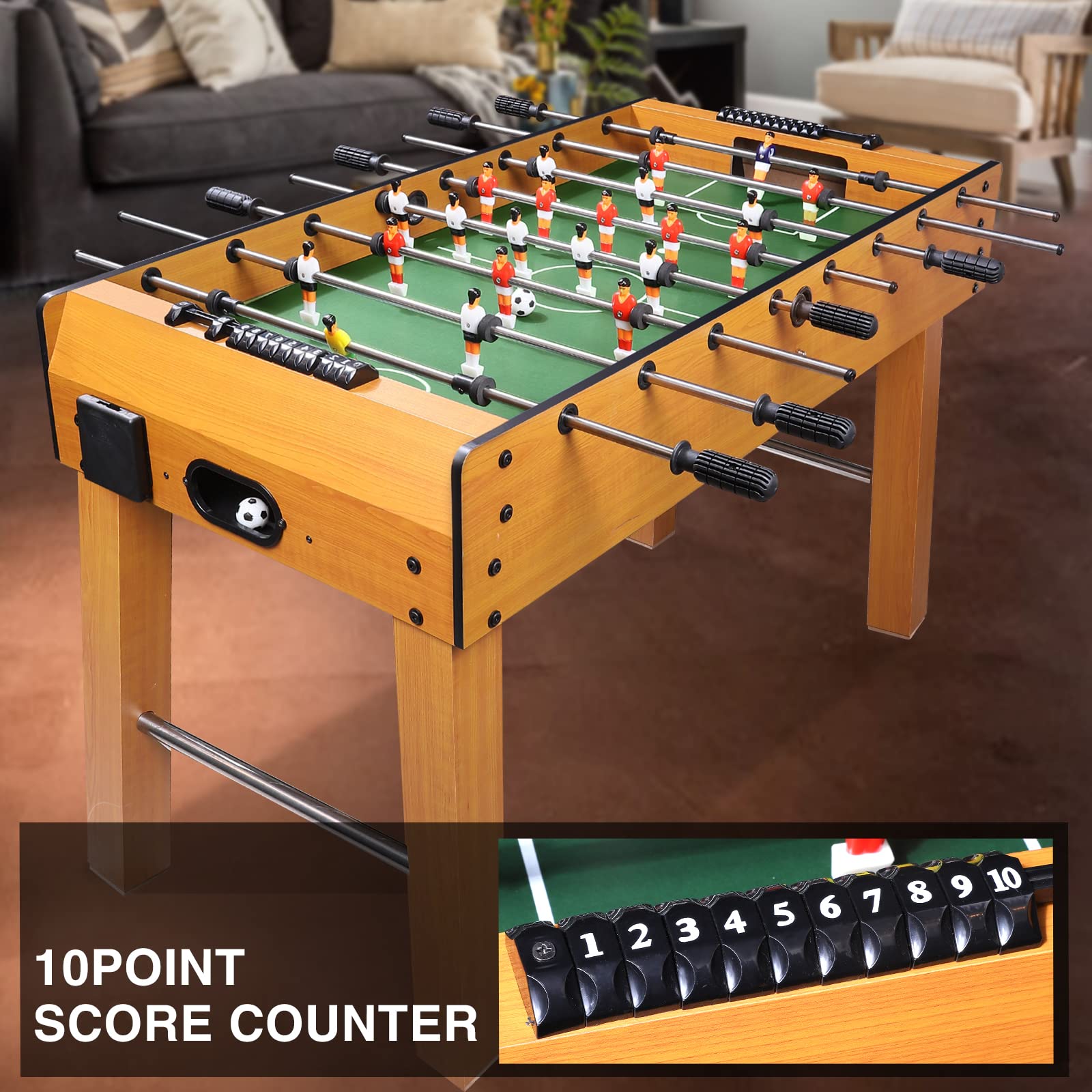 BBnote 48-Inch Competition Sized Foosball Table - John Pierce Auto Care