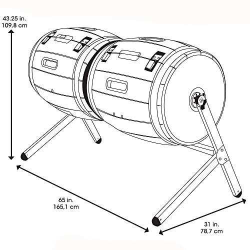Lifetime 60309 Double Rotating Composter - John Pierce Auto Care
