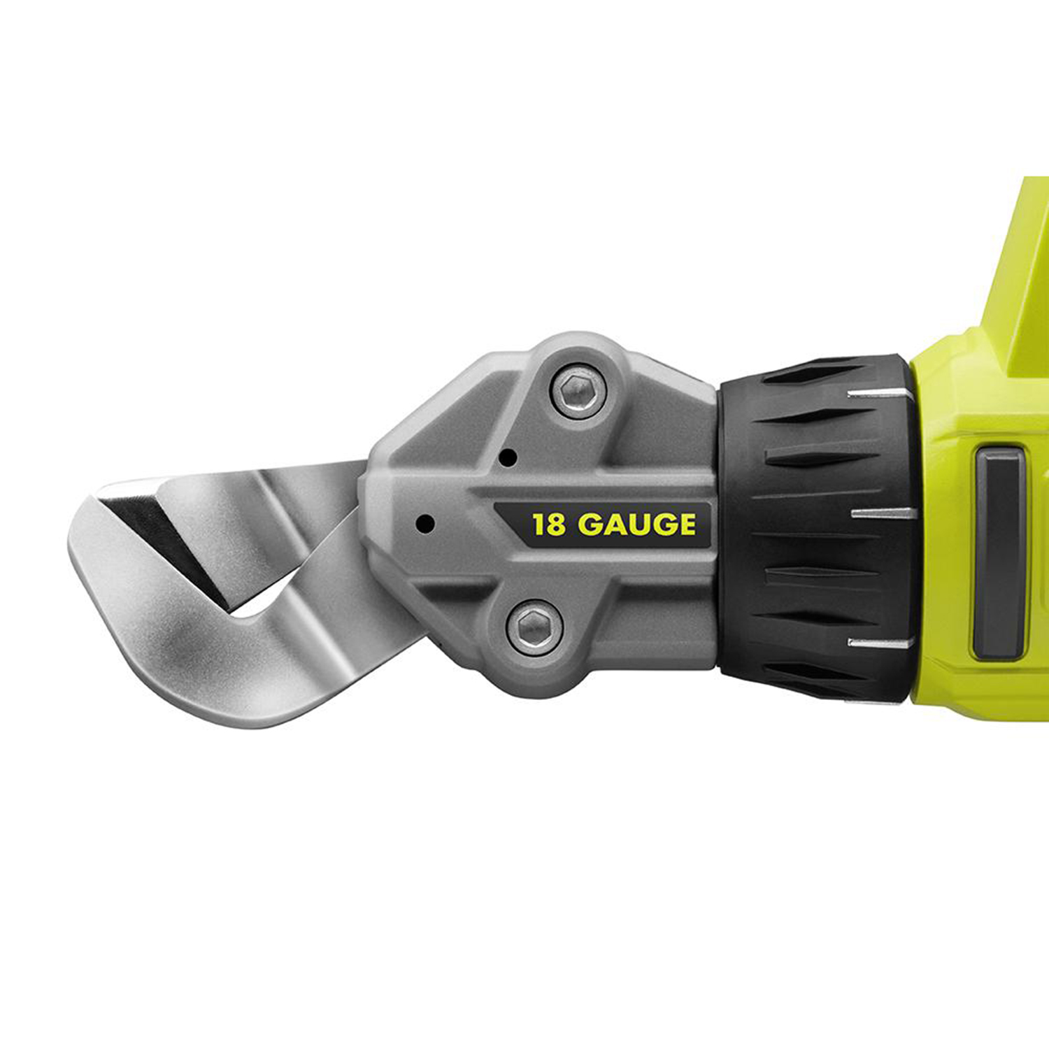 Ryobi P591 18V One+ 18-Gauge Rotating Head Offset Shear, Tool Only - John Pierce Auto Care