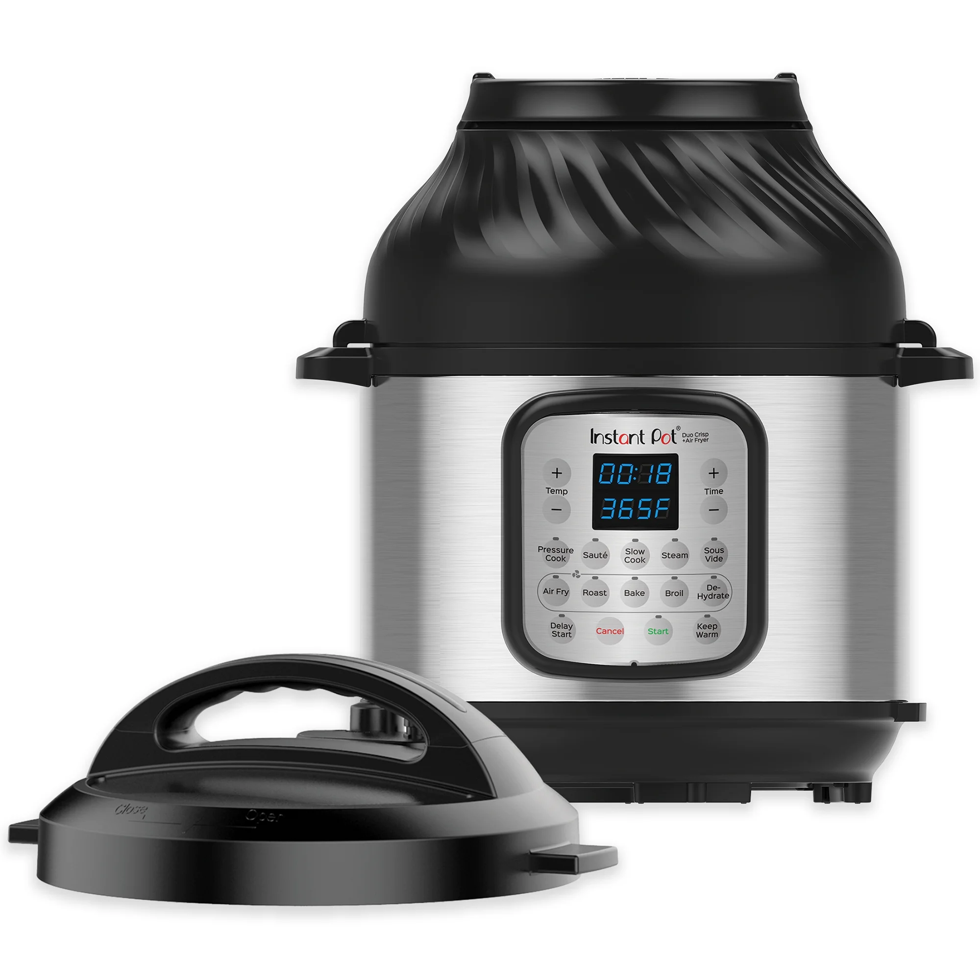 Instant Pot Duo Crisp 11-in-1 Air Fryer and Electric Pressure Cooker Combo with Multicooker Lids that Air Fries, Steams, Slow Cooks, Sautés, Dehydrates and More, Free App With 1900 Recipes, 8 Quart - John Pierce Auto Care
