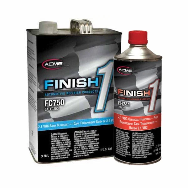 Sherwin-Williams Finish 1 FC750-1 2.1 VOC Satin Clearcoat Fast Kit (Gallon) - John Pierce Auto Care