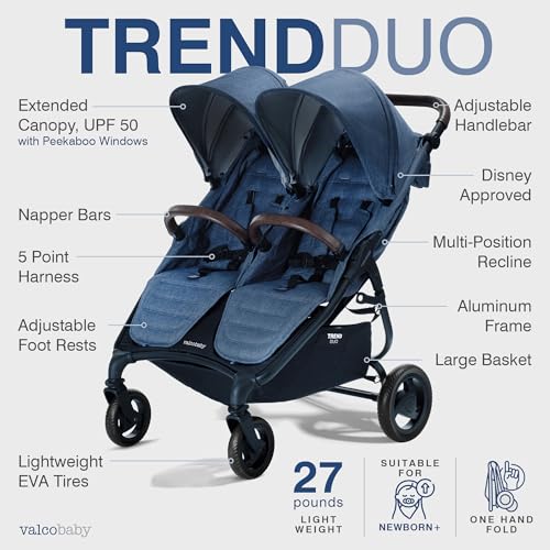 Valco Trend Weight Double Stroller - John Pierce Auto Care