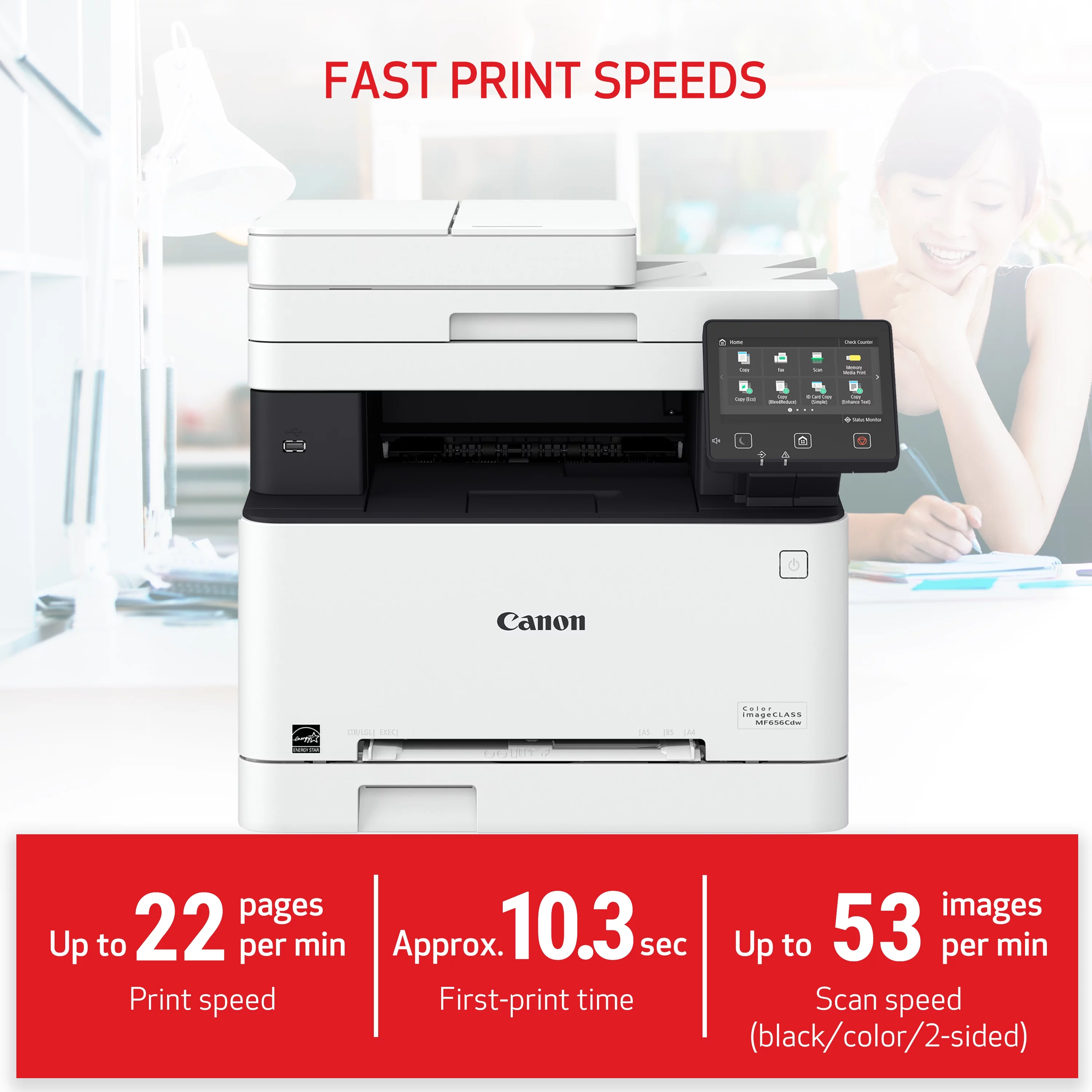 Canon imageCLASS MF656Cdw - All in One, Wireless, Duplex Laser Printer with 3 Year Limited Warranty - John Pierce Auto Care