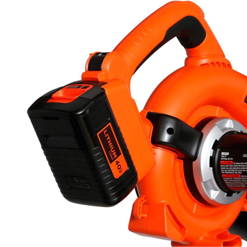 BLACK+DECKER 40V MAX Cordless Handheld Leaf Blower and Vacuum Kit - John Pierce Auto Care