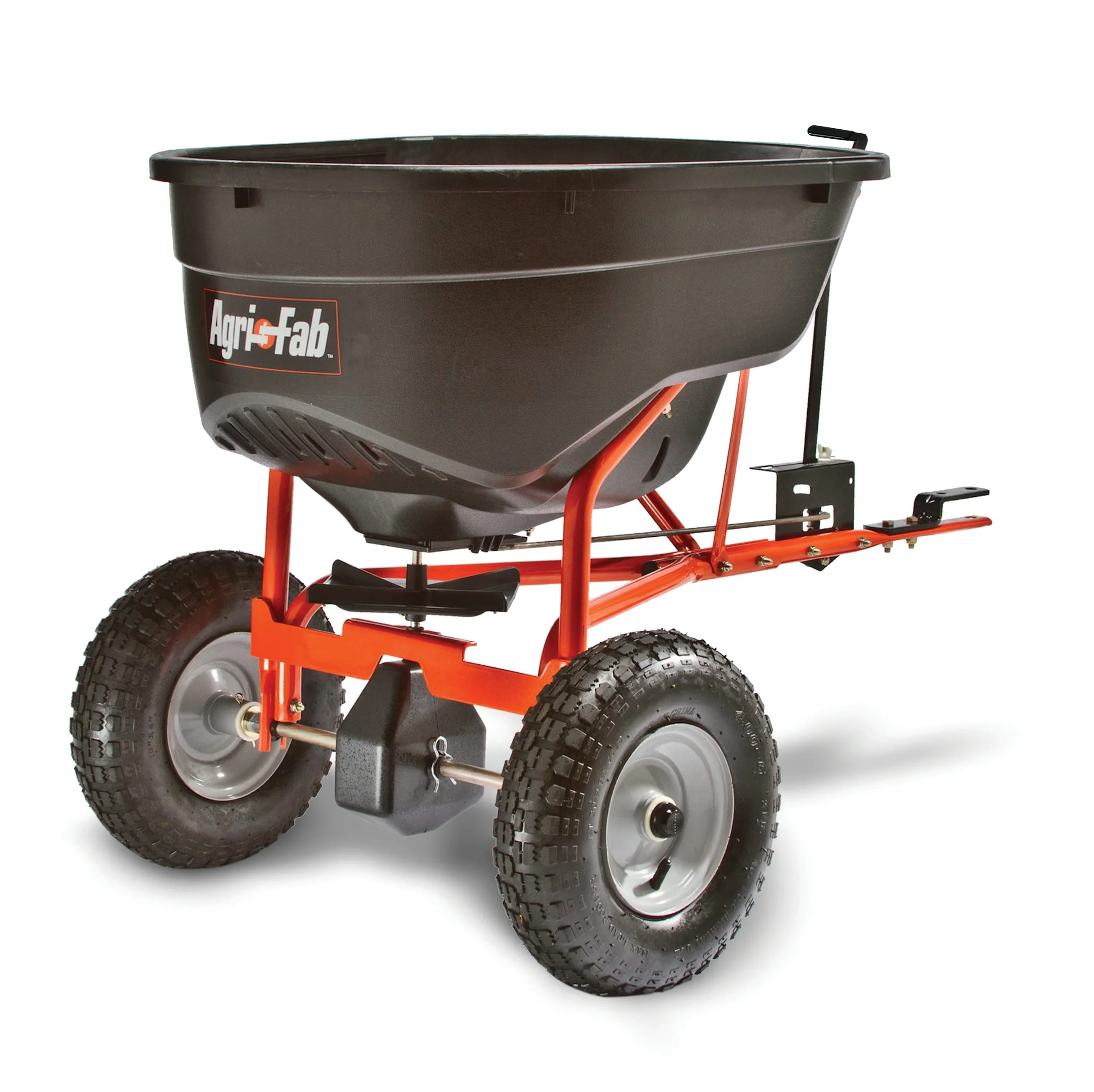 Agri-Fab 130 lb Tow Behind Broadcast Spreader - John Pierce Auto Care
