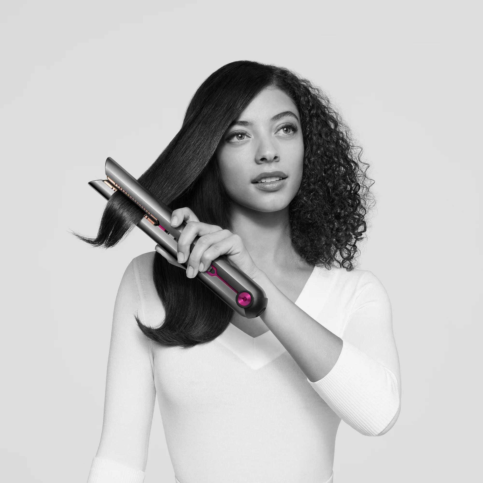 Dyson Corrale Hair Straightener (Nickel/Fuchsia) - John Pierce Auto Care