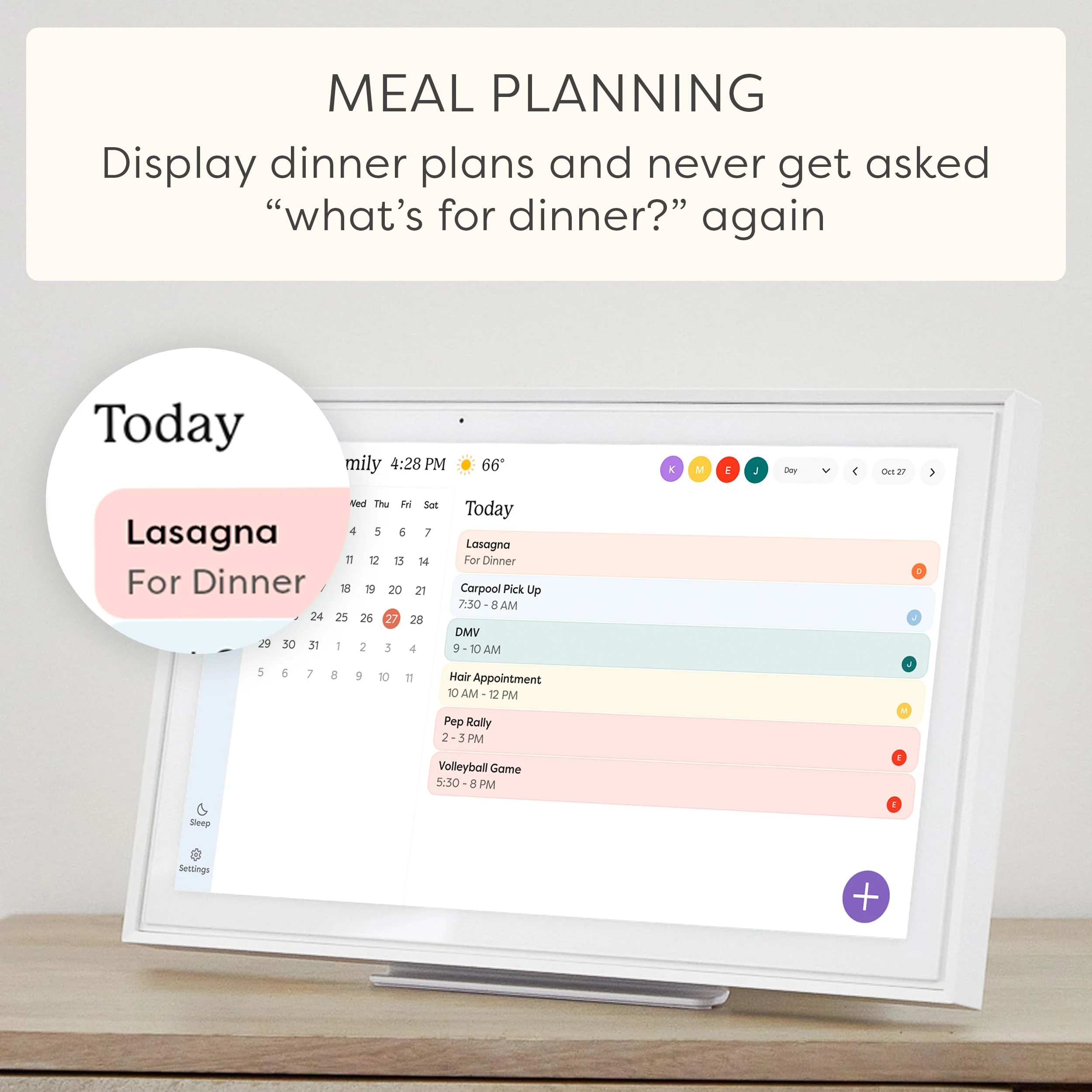 Skylight 15-inch Digital Calendar & Chore Chart - John Pierce Auto Care