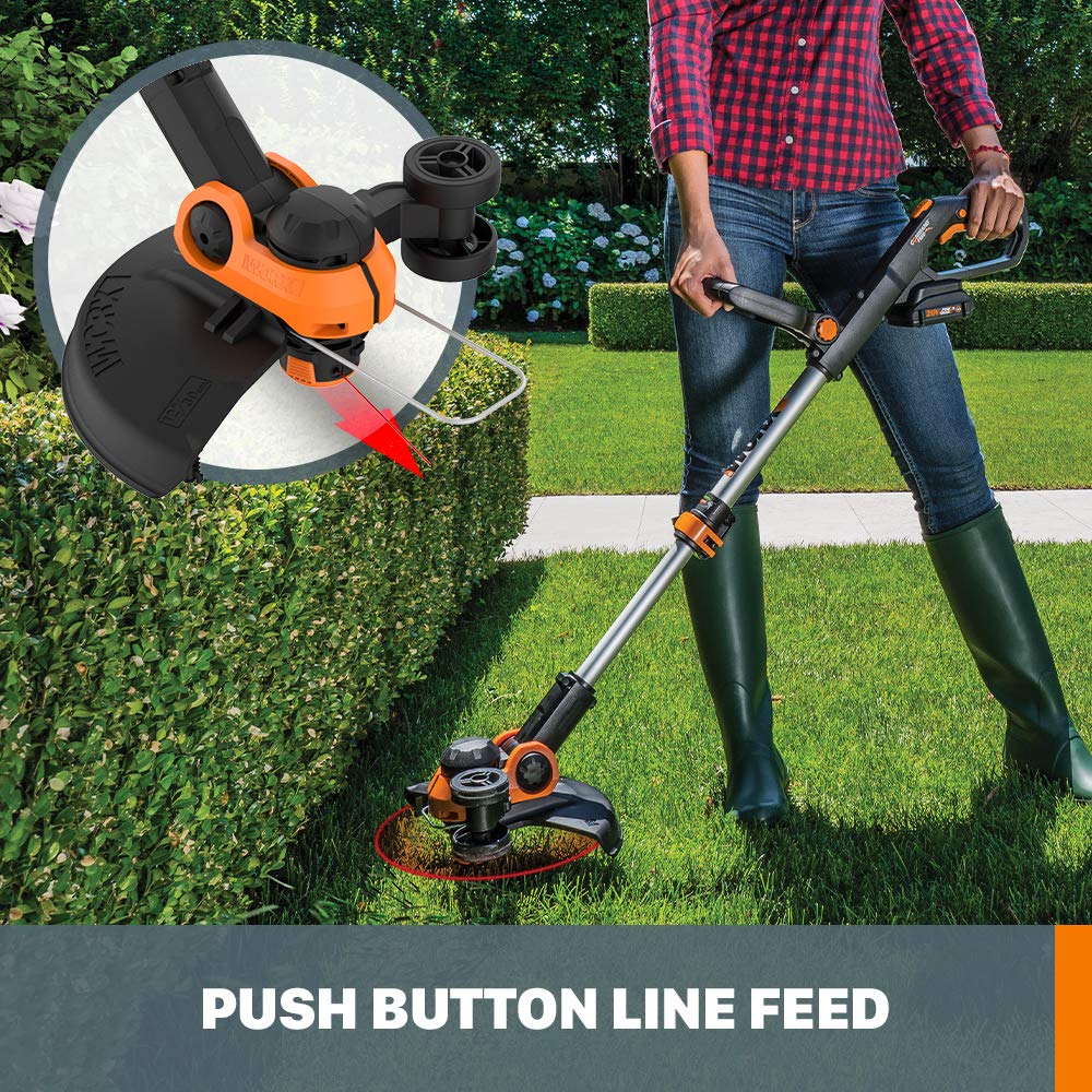 WORX 20V Cordless String Trimmer Edger and Leaf Blower Combo Kit - John Pierce Auto Care