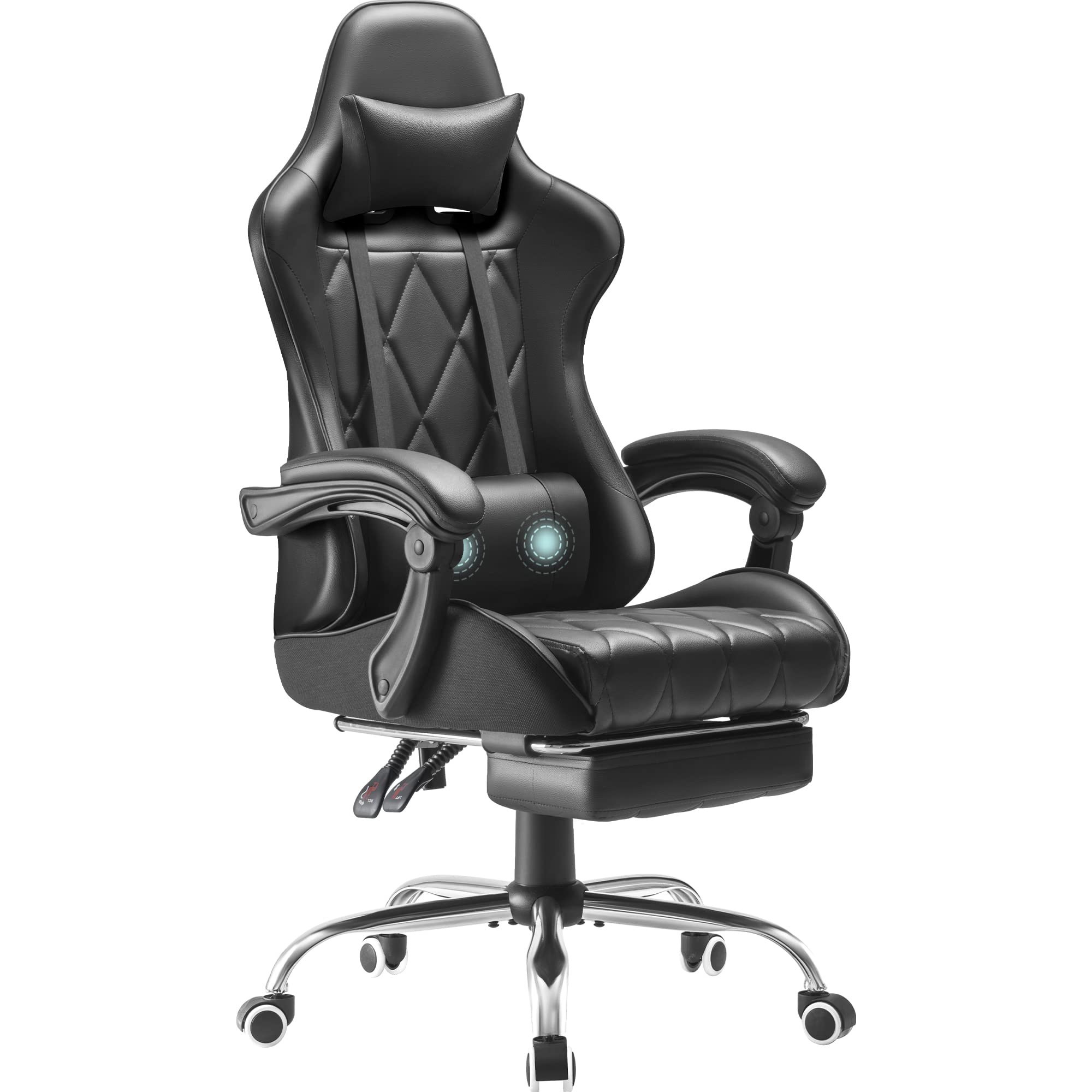 Homall Ergonomic High-Back Gaming Chair with Massage Lumbar Support - John Pierce Auto Care