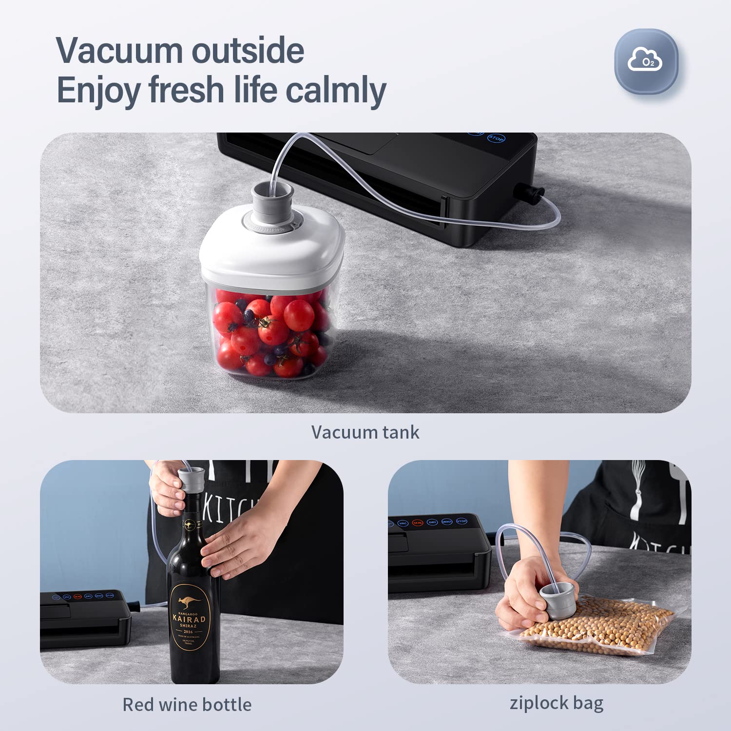 Vsdk Automatic Food Vacuum Sealer Machine (V8111) - John Pierce Auto Care