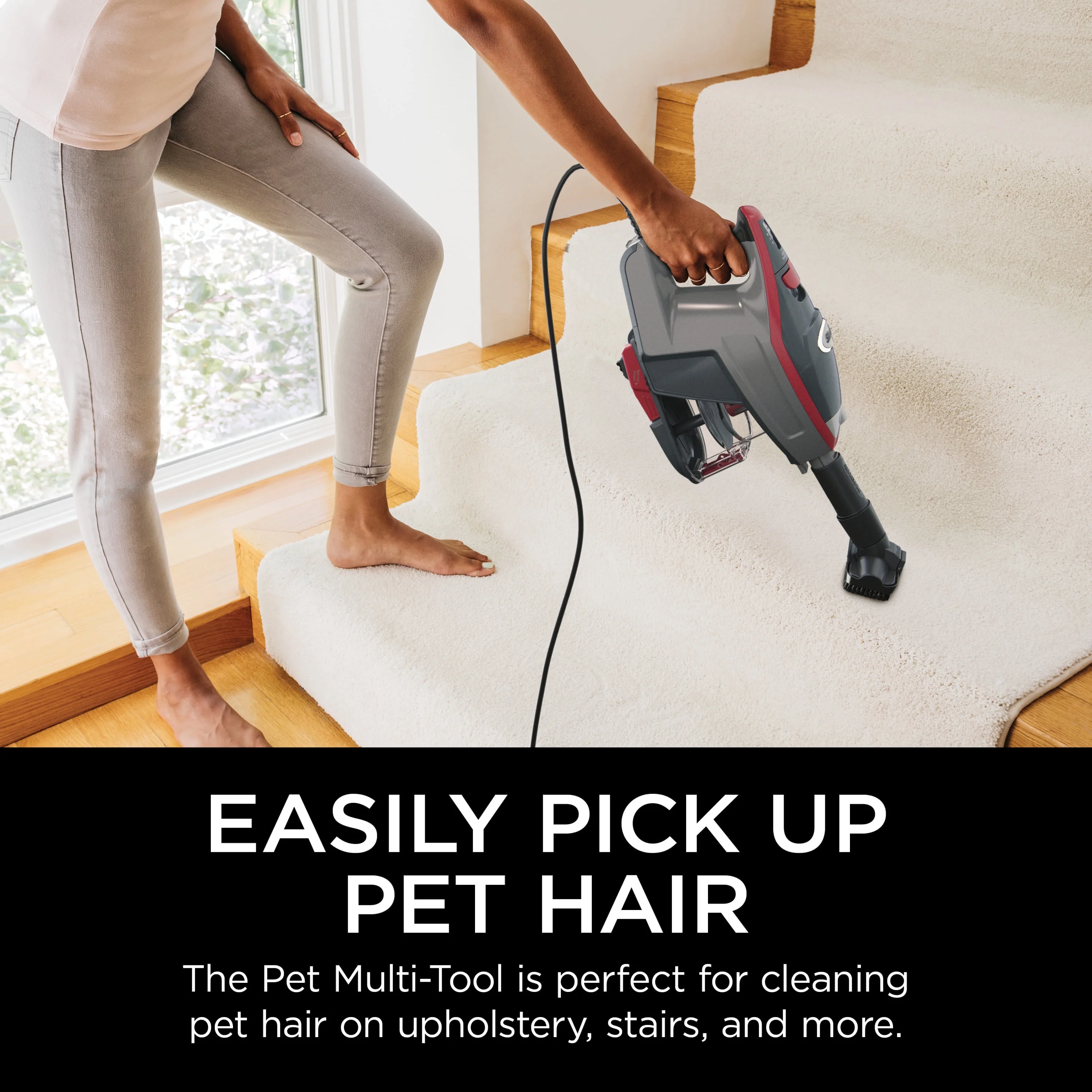 Shark Rocket Pro Corded Stick Vacuum Cleaner, Red, HV370 - John Pierce Auto Care
