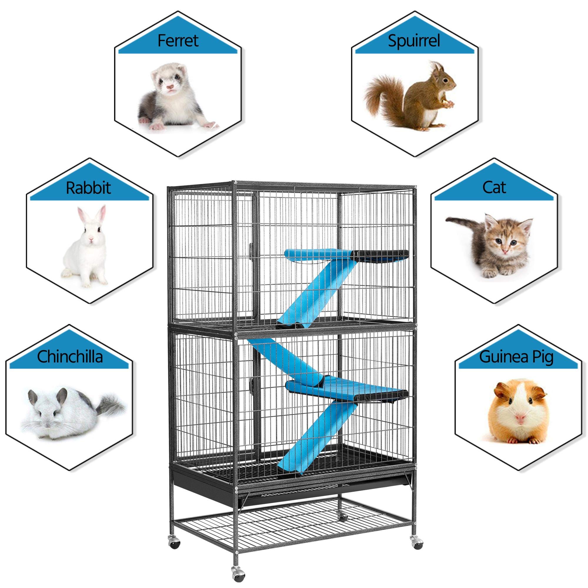 Yaheetech Rolling 2-Story Ferret and Small Animal Cage - John Pierce Auto Care