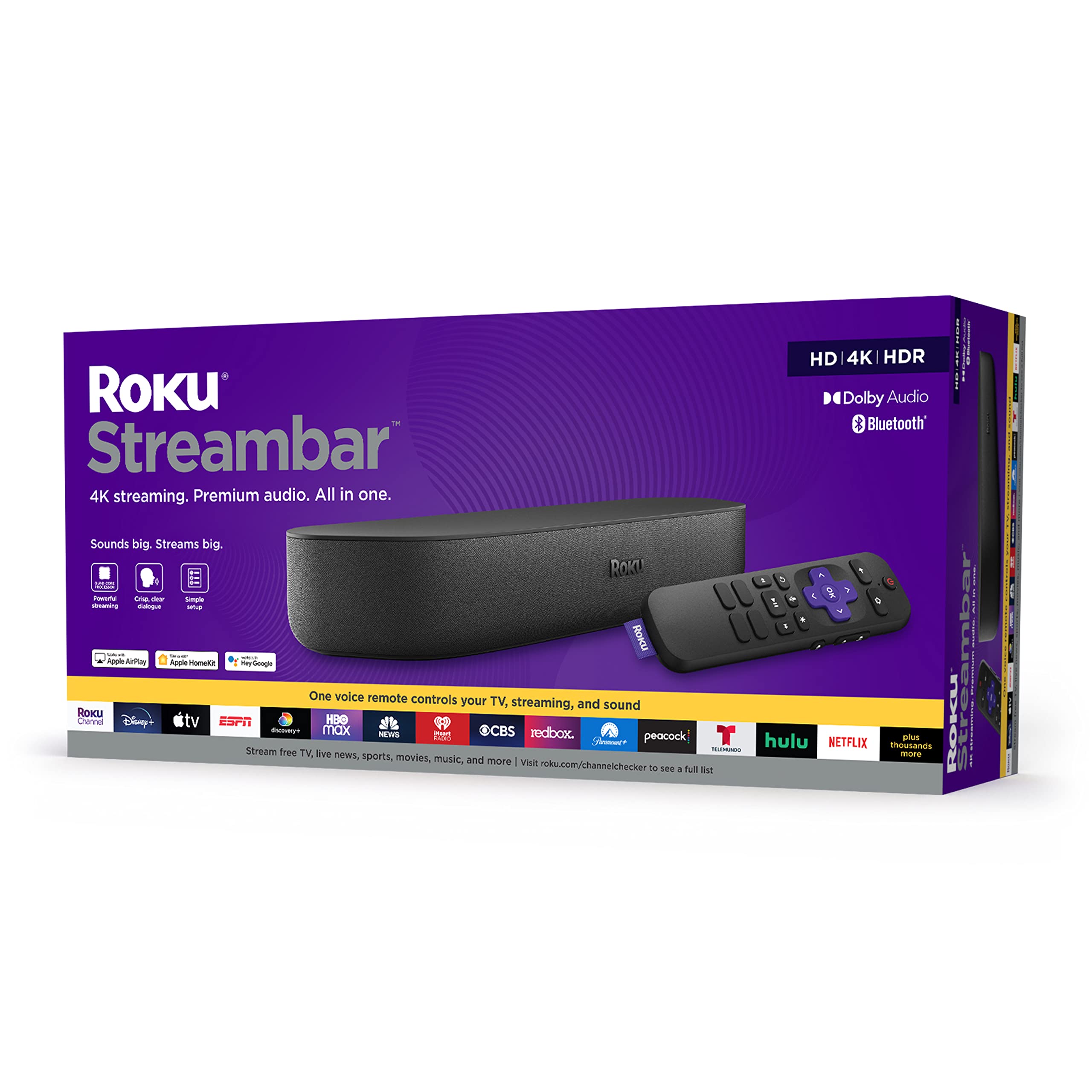 Roku Streambar 4K HDR Streaming Device and Soundbar Combo - John Pierce Auto Care