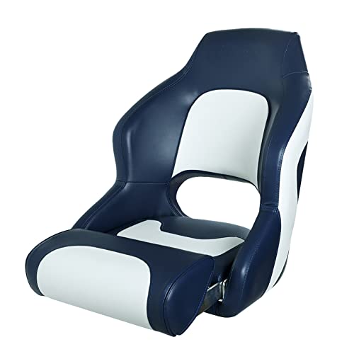 Seamander Premium White Captain Bucket Sport Boat Seat - John Pierce Auto Care