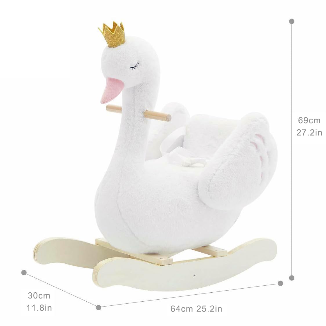 Labebe Stuffed Animal Rocking Horse for Toddlers - John Pierce Auto Care