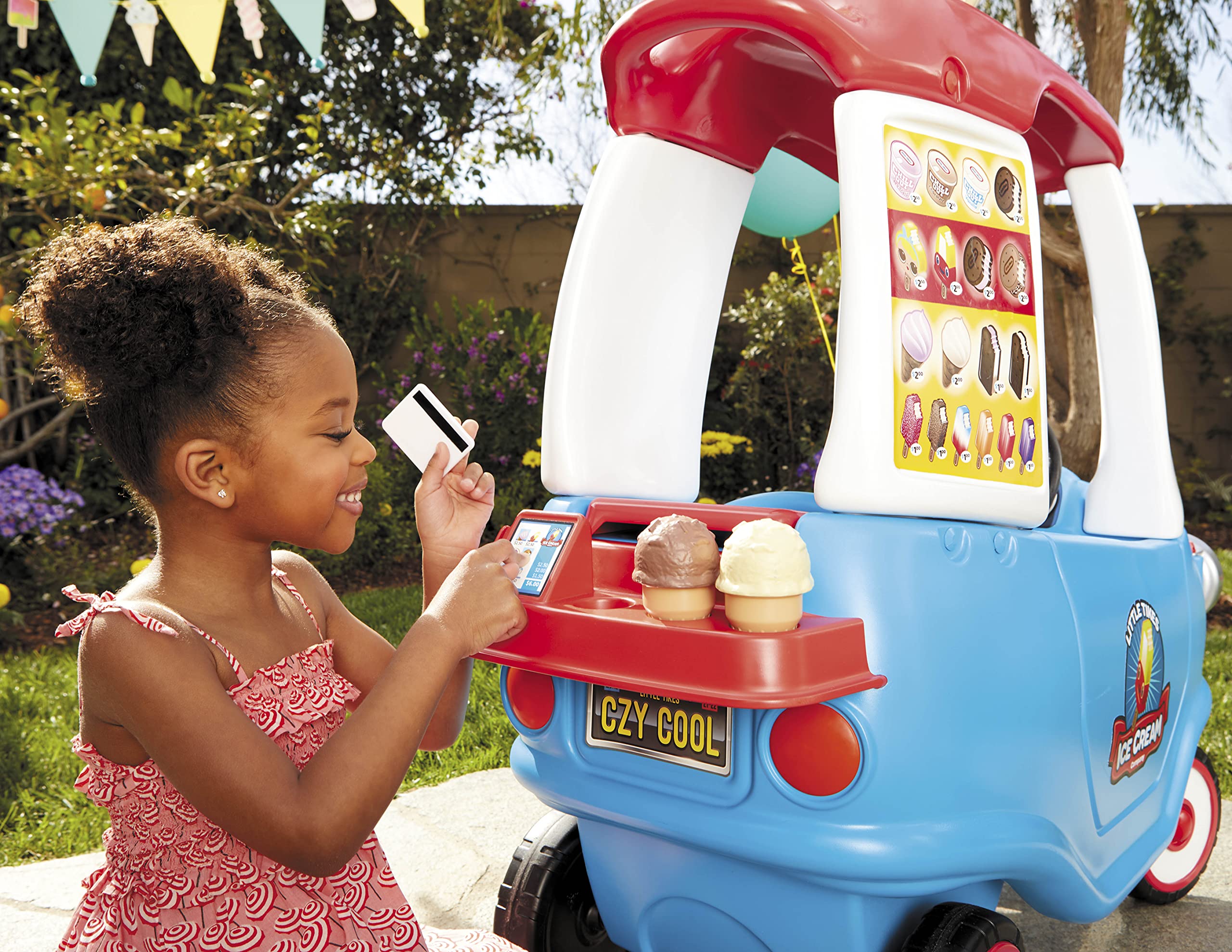 Little Giant Cream Truck Ride-On Play Toy - John Pierce Auto Care