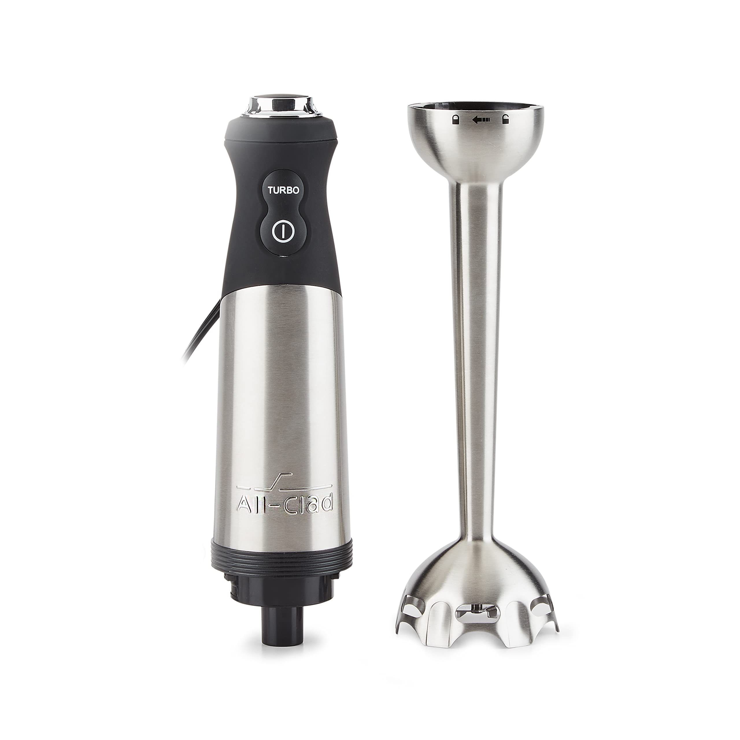 All-Clad 600-Watt Stainless Steel Immersion Blender with Detachable Shaft - John Pierce Auto Care