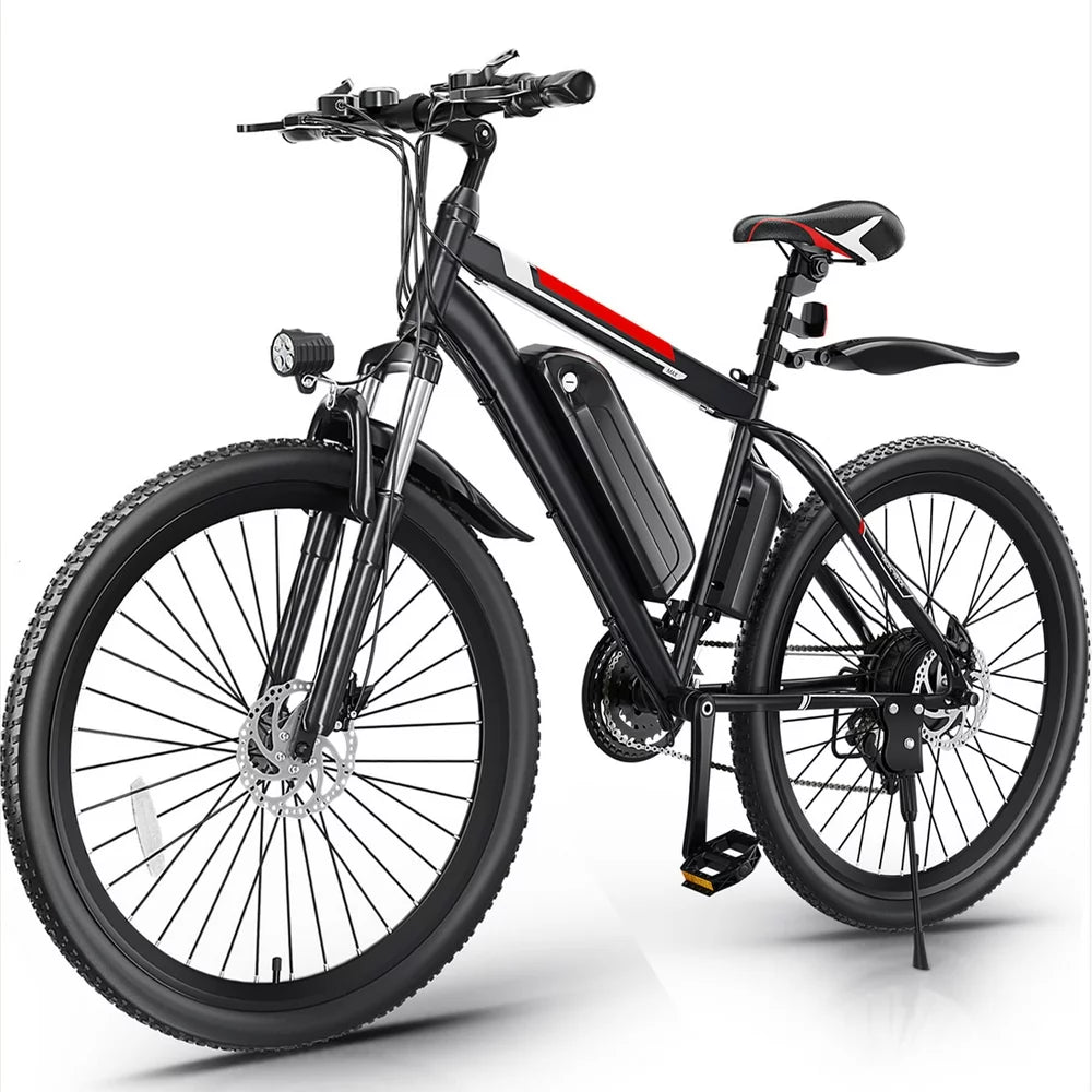 500W Electric Bike 26-Inch Adult E-Bike with Cruise Control - John Pierce Auto Care