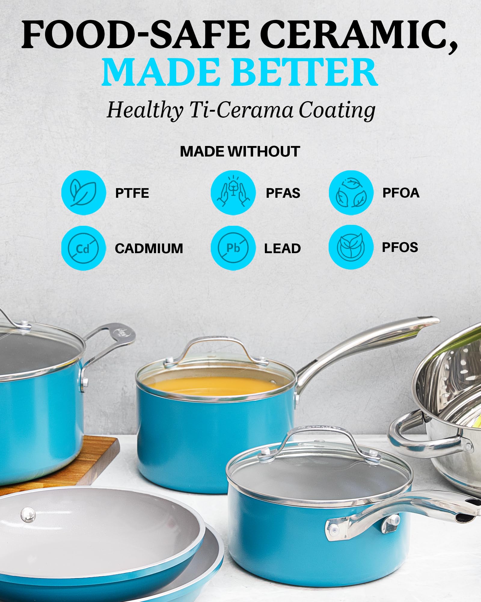 Gotham Steel Nonstick Ceramic Cookware and Bakeware Set - John Pierce Auto Care