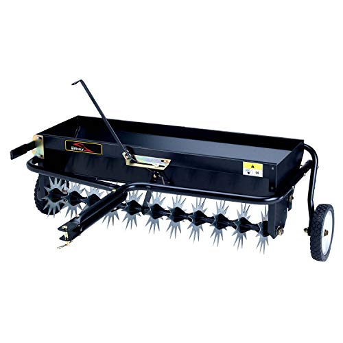 Brinly 40-Inch Combination Tow-Behind Aerator Spreader - John Pierce Auto Care