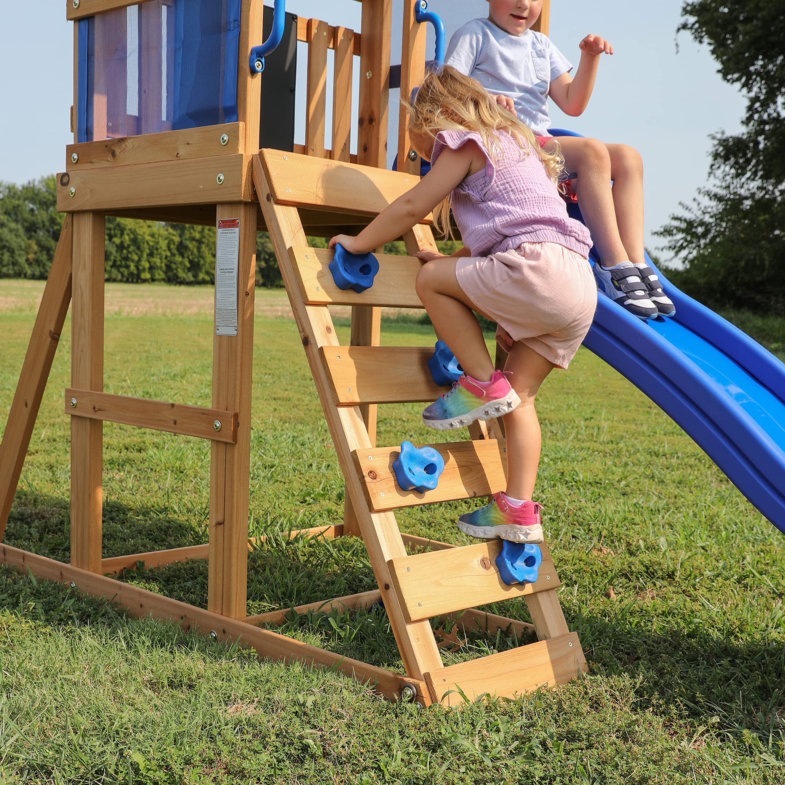 Backyard Discovery Wooden Playhouse with Telescope and Sandbox - John Pierce Auto Care