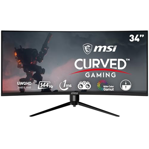 MSI Optix MAG342CQR 1500R Curvature - John Pierce Auto Care