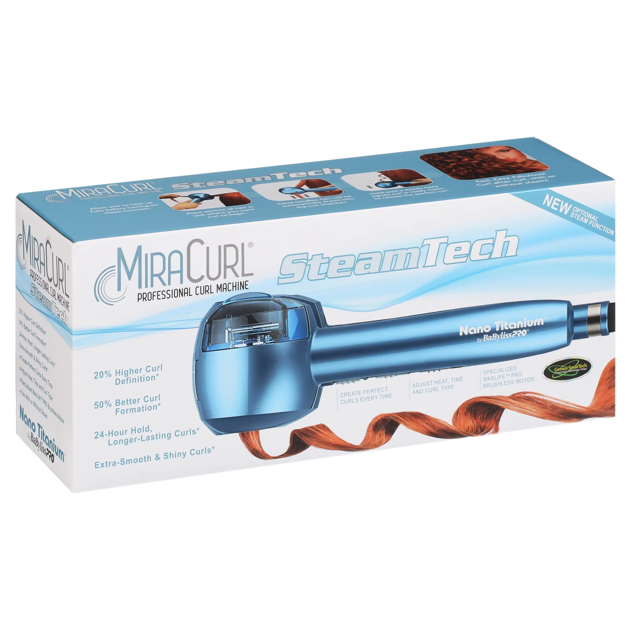 BaBylissPro Nano Titanium MiraCurl Curling Iron - John Pierce Auto Care