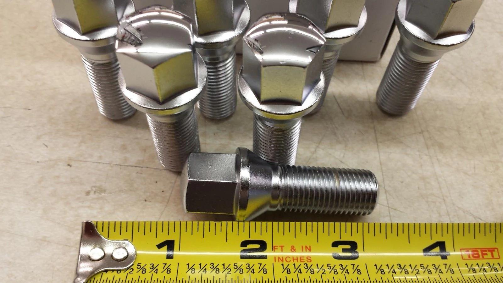 Gorilla Lug Bolt Cone Seat Chrome 14mm x 1.50 (10 pack) - John Pierce Auto Care