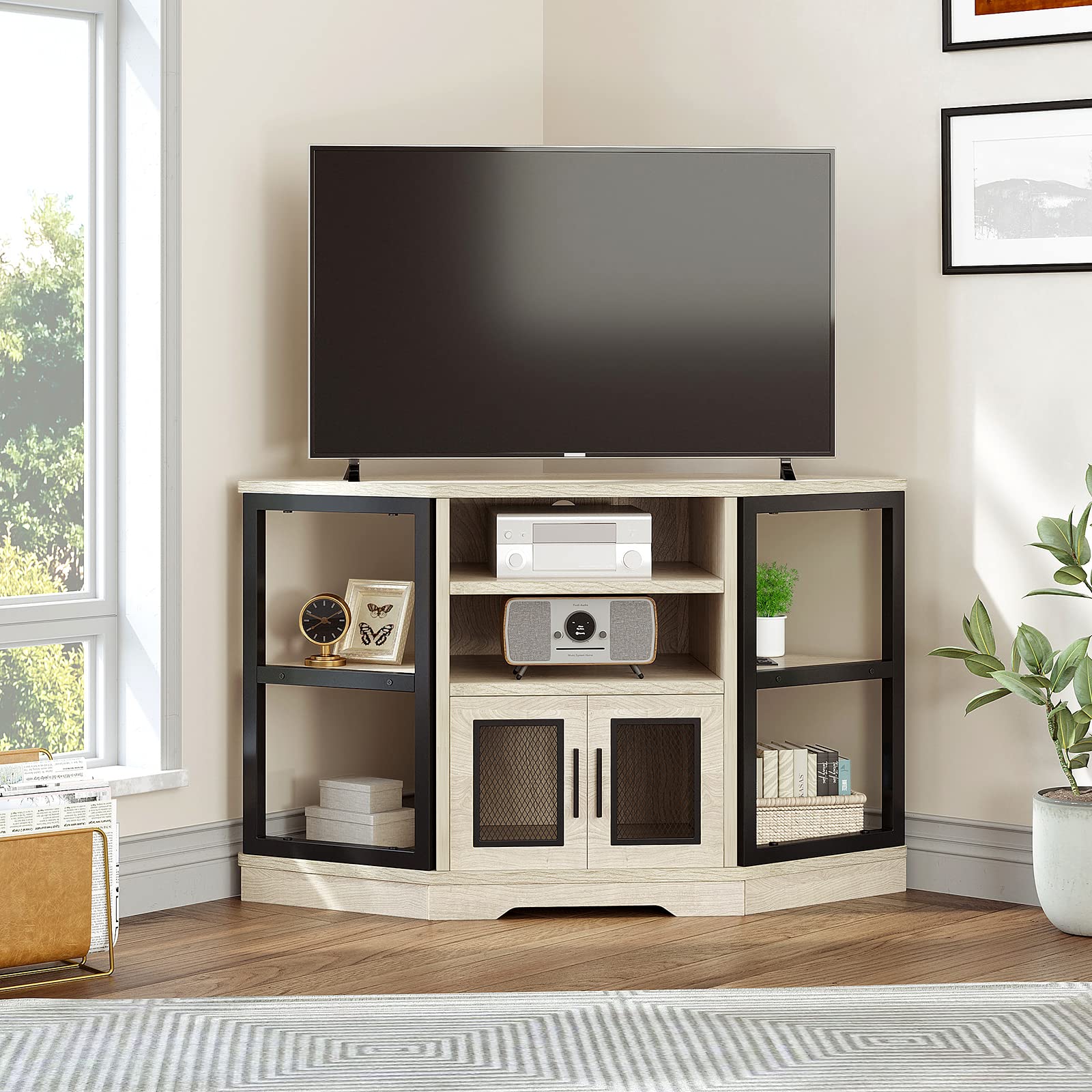 YITAHOME Farmhouse Media Console and TV Entertainment Cabinet - John Pierce Auto Care