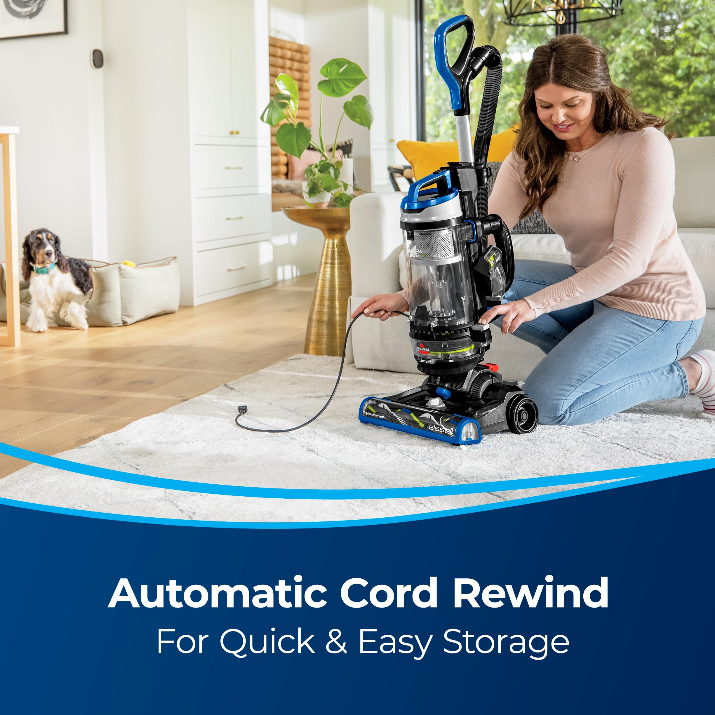 Bissell CleanView Swivel Rewind Pet Reach Vacuum Cleaner (3197A) - John Pierce Auto Care
