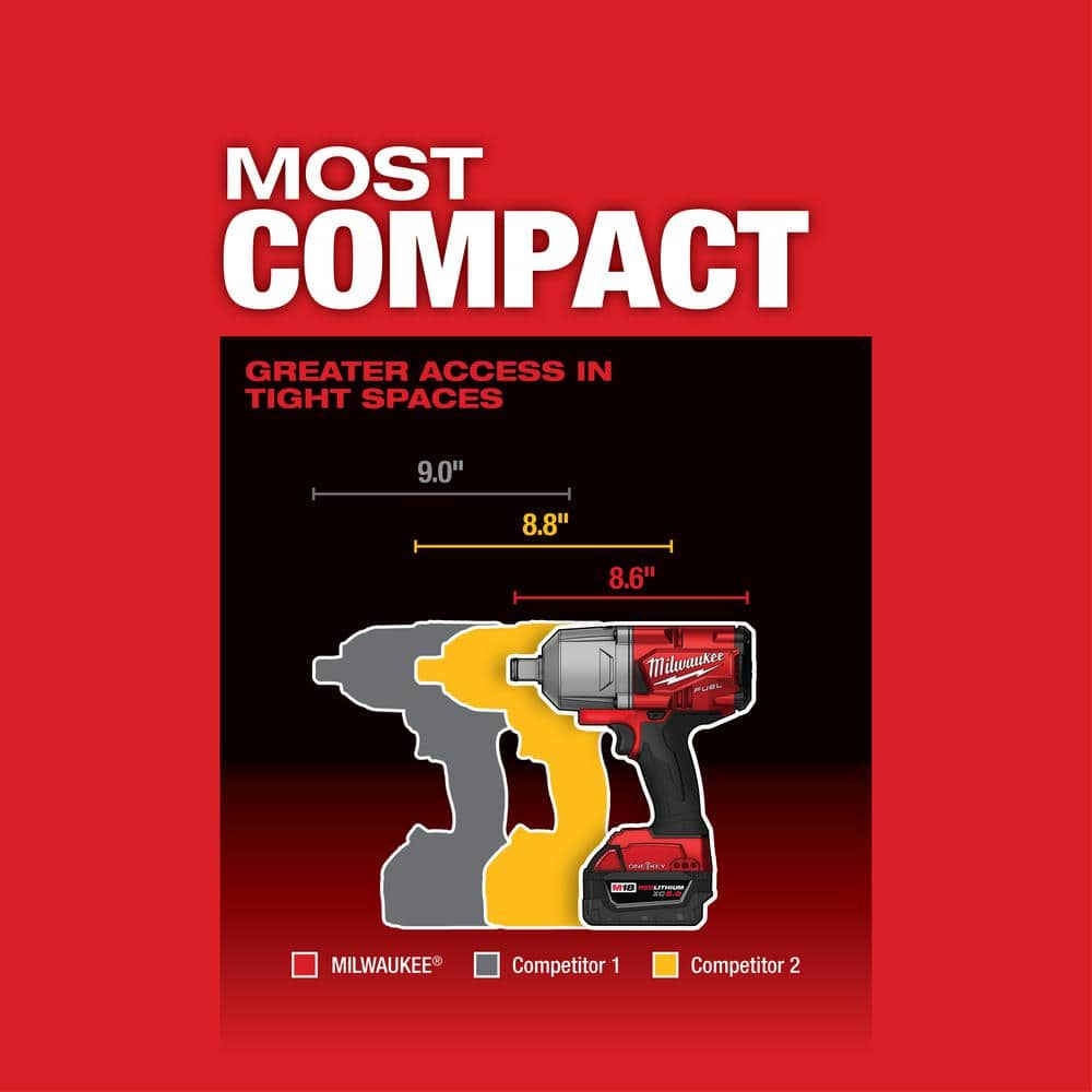 Milwaukee M18 FUEL ONE-KEY Brushless 3/4-Inch Impact Wrench (Tool Only) - John Pierce Auto Care
