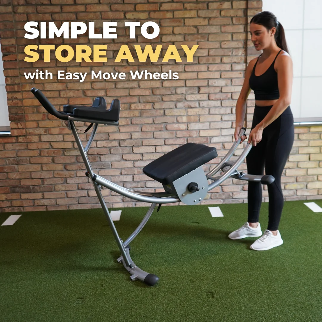 Ab Coaster PS500 - Original Ab Coaster, Ultimate Core Workout, 6 Pack Exercise Machine For Home - John Pierce Auto Care