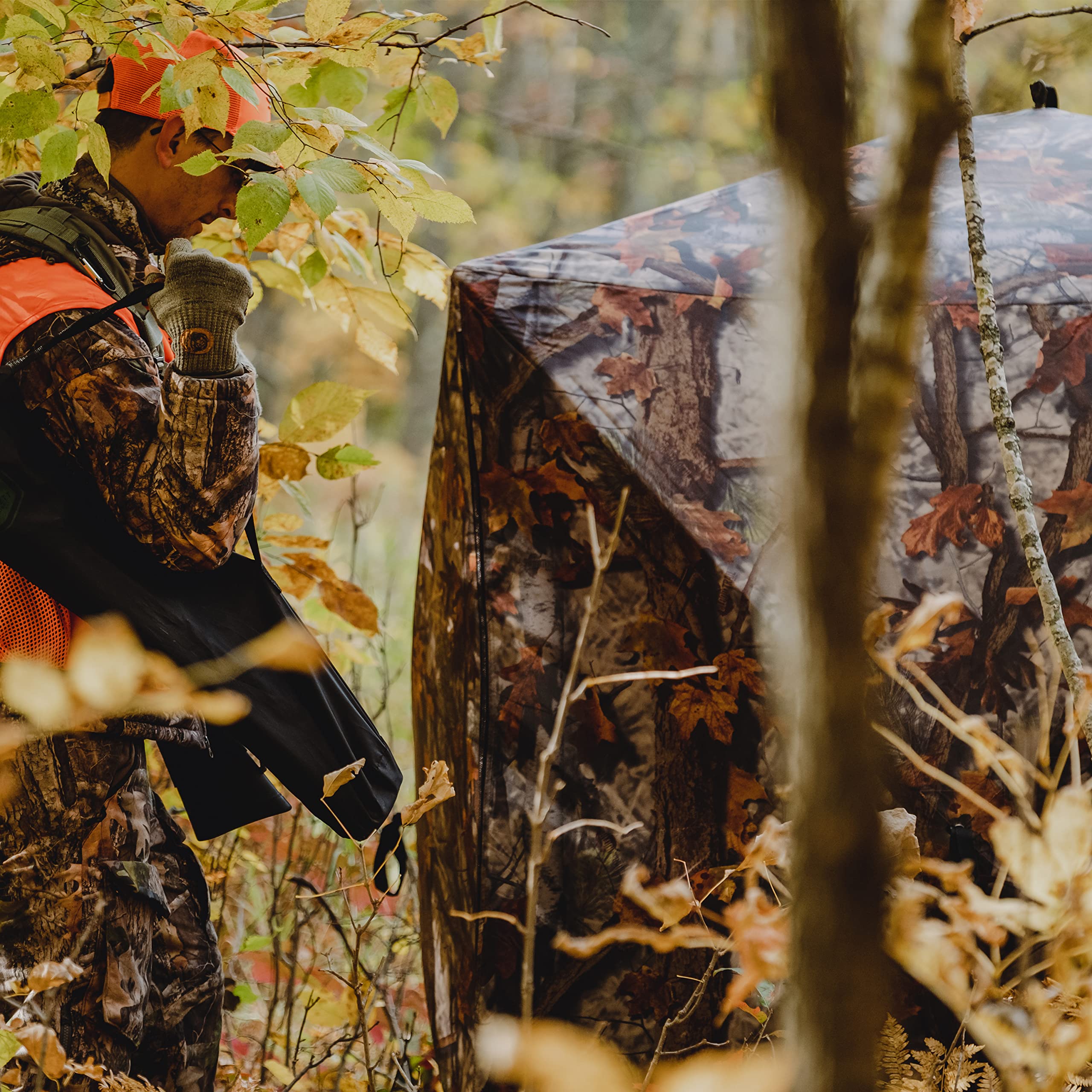 Barronett Blinds Hunting Blind in Bloodtrail Woodland Camo - John Pierce Auto Care