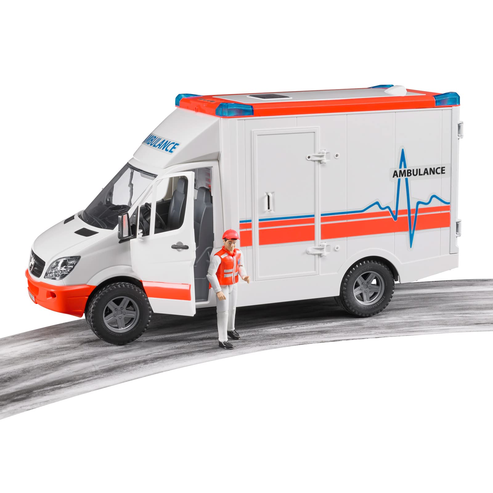 Bruder Mercedes Benz Sprinter Ambulance with Driver Figure - John Pierce Auto Care